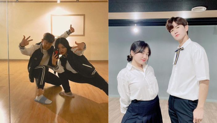 (IG@josh_bamui)減肥運動推介丨#6. 情侶健身舞蹈若是略嫌健身動作過於沉悶，情侶健身舞蹈或許會是更適合你和另一半的情侶運動。韓國情侶Josh 和Bamui因為將組合SF9的歌曲《Mamm